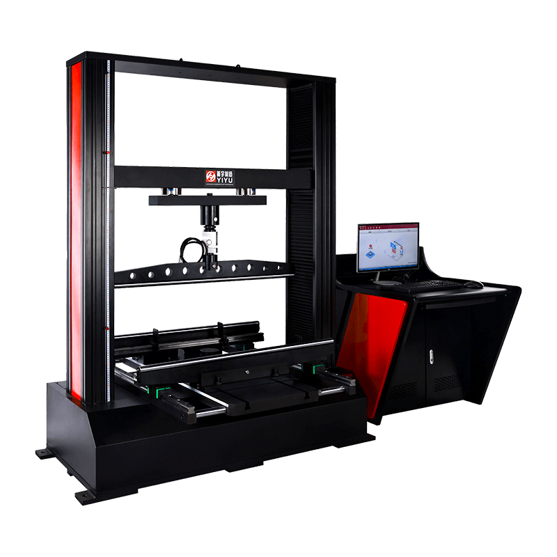 WDWシリーズ 門扉式ダブルスクリュー マイコン制御多機能圧縮曲げ試験機